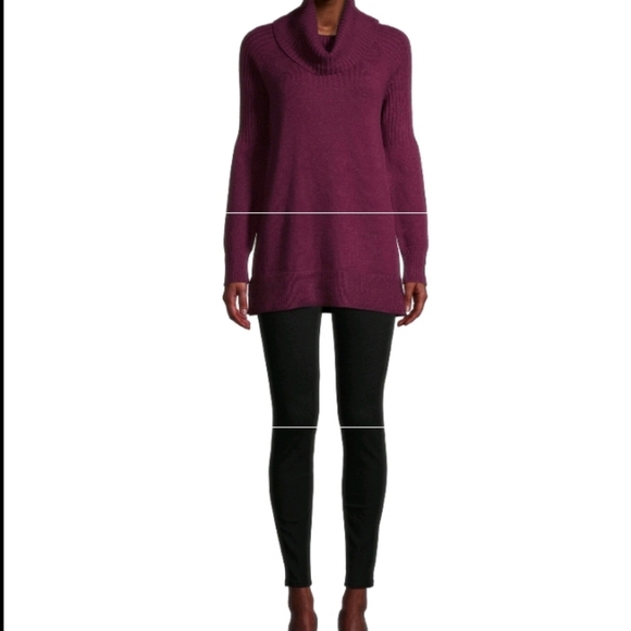 Women's Cowl Neck Sweater - Picture 8 of 10